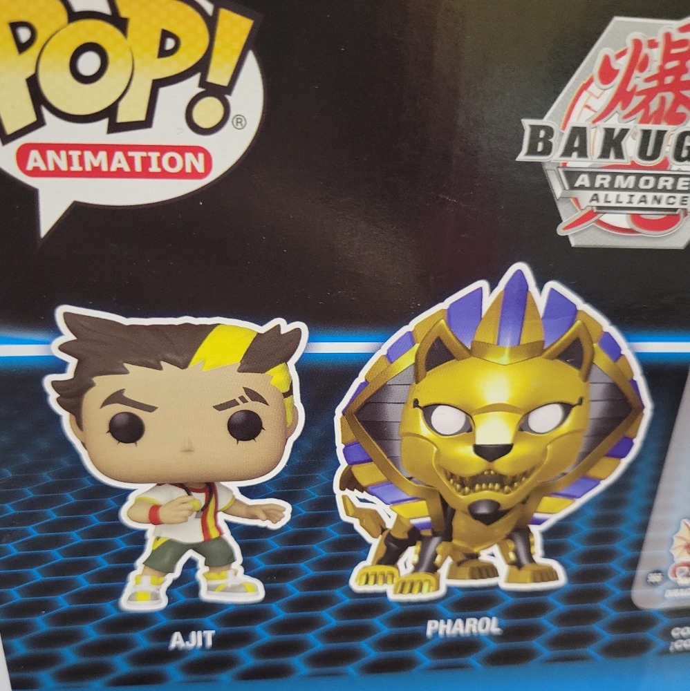 Funko Bakugan 2 Pack Ajit & Pharol Armored Alliance Animation POP! NEW Exclusive - Picture 10 of 11